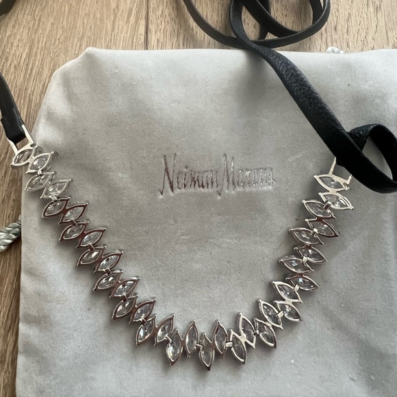 Fallon Monarch Jagged Edge Rhinestone Choker - Picture 6 of 8